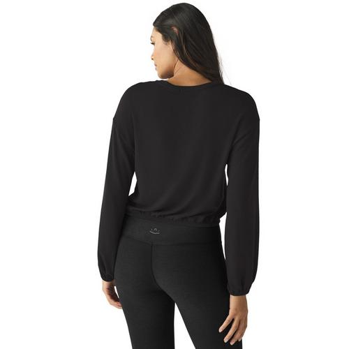 Women's Beyond Yoga Soft Spoken Long Sleeve V-Neck Crop Top - Primary Image