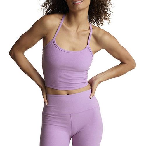 Women's Beyond Yoga Spacedye Slim Racerback Cropped Sports Bra - Primary Image