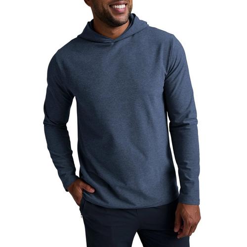 Men's Beyond Yoga Spacedye Go-To Long Sleeve Hooded Shirt - Primary Image