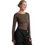 Women's Beyond Yoga Serene Boatneck Bodysuit Long Sleeve Boat Neck Shirt - Thumbnail 2 of 4