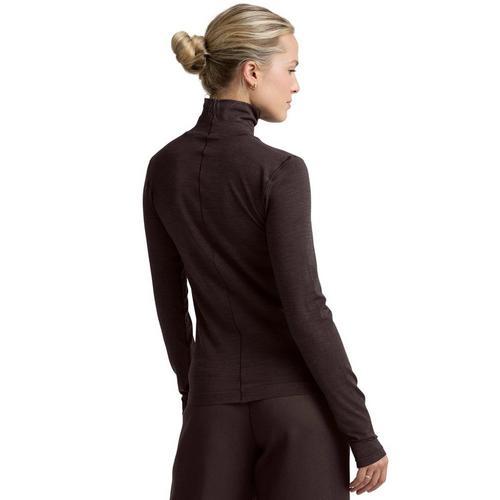 Women's Beyond Yoga LuxeKnit Merino Wool Long Sleeve Turtleneck Shirt - Primary Image