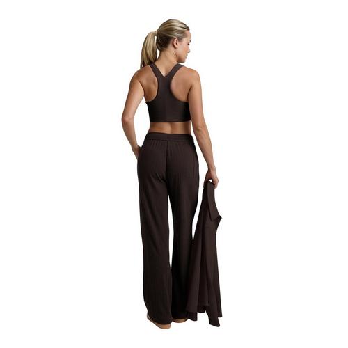 Women's Beyond Yoga Breathe Easy Ribbed Wide Leg Pants - Primary Image