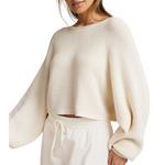 Women's Beyond Yoga Ready For Barre Cropped Pullover Sweater - Thumbnail 1 of 4