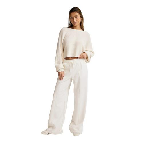 Women's Beyond Yoga Ready For Barre Cropped Pullover Sweater - Primary Image