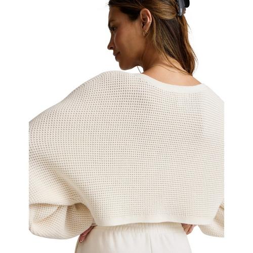 Women's Beyond Yoga Ready For Barre Cropped Pullover Sweater - Primary Image