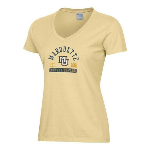 Gear For Sports Women's Marquette Golden Eagles Comfort Wash T-Shirt - Primary Image