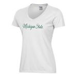 Gear For Sports Women's Michigan State Spartans Comfort Wash T-Shirt - Thumbnail 1 of 2