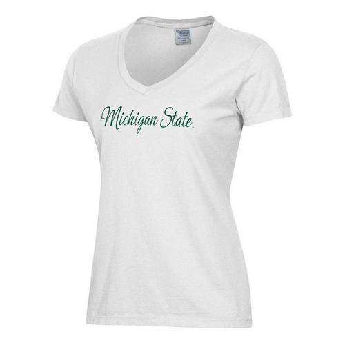 Gear For Sports Women's Michigan State Spartans Comfort Wash T-Shirt - Primary Image