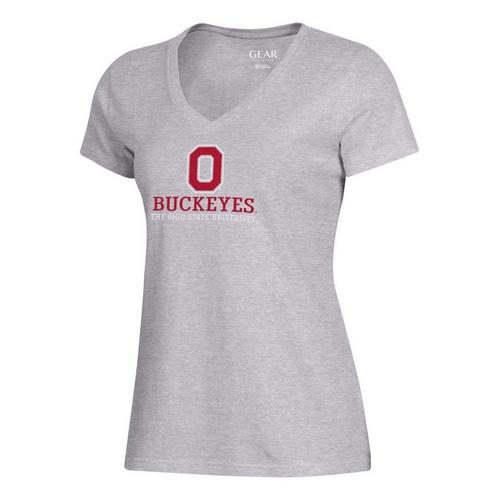Gear For Sports Women's Ohio State Buckeyes Gear Big Cotton Mia Soft Tee T-Shirt - Primary Image