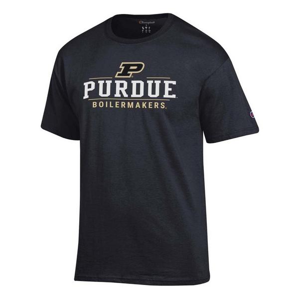 Purdue Boilermakers Champion Alpha T-Shirt Small Black