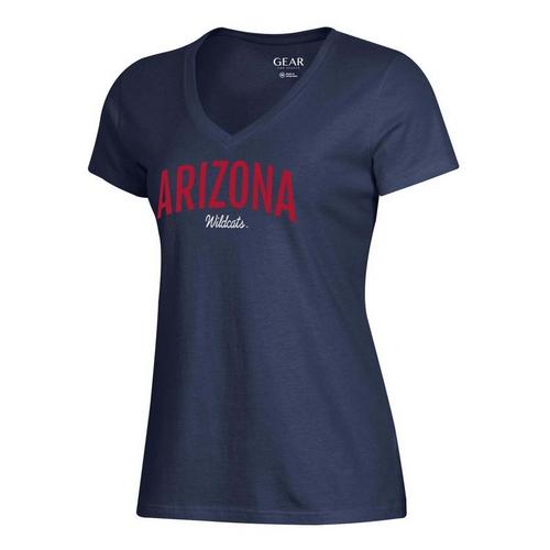 Gear For Sports Women's Arizona Wildcats Gear Big Cotton Mia Soft Tee T-Shirt - Primary Image