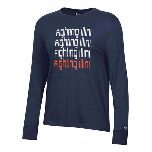 Champion Women's Illinois Fighting Illini Vanessa Long Sleeve T-Shirt - Primary Image