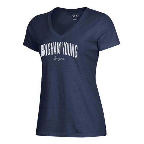 Gear For Sports Women's BYU Cougars Gear Big Cotton Mia Soft Tee T-Shirt - Primary Image