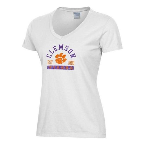 Gear For Sports Women's Clemson Tigers Comfort Wash T-Shirt - Primary Image