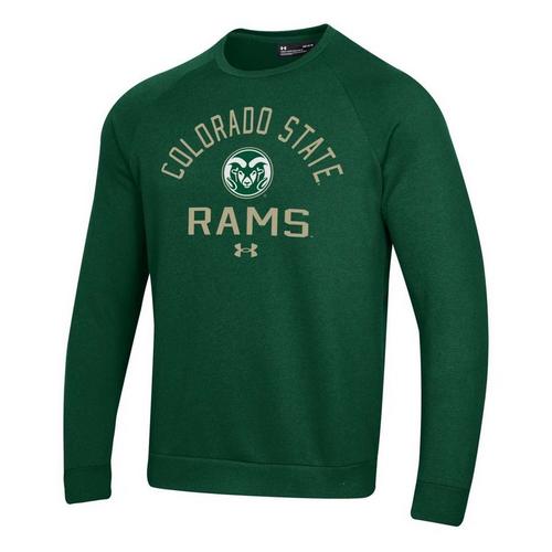 Under Armour Colorado State Rams Arched Logo Rival Fleece Crew - Primary Image