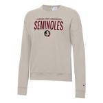 Champion Women's Florida State Seminoles Powerblend Fleece Crew - Thumbnail 1 of 2