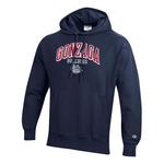 Champion Gonzaga Bulldogs Reverse Weave Hoodie - Thumbnail 1 of 2