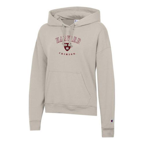 Champion Women's Harvard Crimson Powerblend Fleece Hoodie - Primary Image