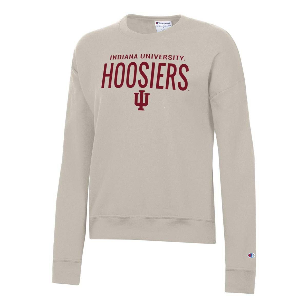 Champion Women's Indiana Hoosiers Powerblend Fleece Crew