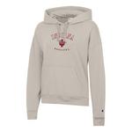 Champion Women's Indiana Hoosiers Powerblend Fleece Hoodie - Thumbnail 1 of 2