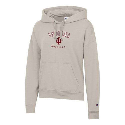 Champion Women's Indiana Hoosiers Powerblend Fleece Hoodie - Primary Image