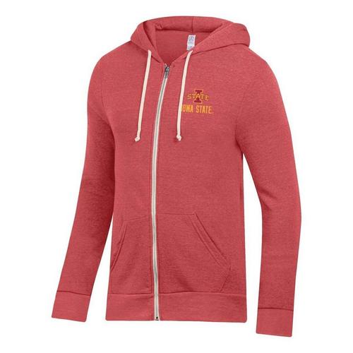 Alternative Apparel Iowa State Cyclones Logo Rocky Full Zip - Primary Image