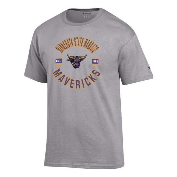 Minnesota State Mavericks Champion Alpha T-Shirt Large Grey