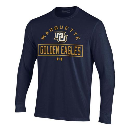 Under Armour Marquette Golden Eagles Boxed Performance Cotton Long Sleeve T-Shirt - Primary Image