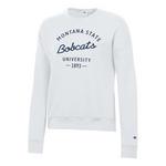 Champion Women's Montana State Bobcats Powerblend Fleece Crew - Thumbnail 1 of 2