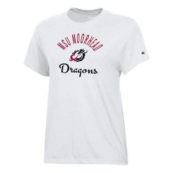 Minnesota State Dragons Champion Women's Vanessa T-Shirt Large White