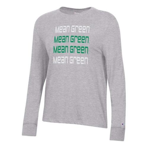 Champion Women's North Texas Mean Green Eevee Long Sleeve T-Shirt - Primary Image