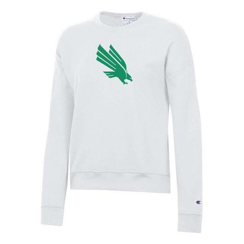 Champion Women's North Texas Mean Green Powerblend Fleece Crew - Primary Image