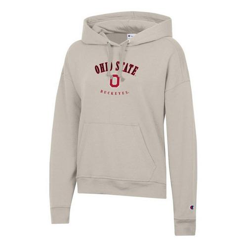 Champion Women's Ohio State Buckeyes Powerblend Fleece Hoodie - Primary Image