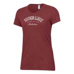 Alternative Apparel Women's Southern Illinois Salukis Marshmellow Keepsake T-Shirt - Thumbnail 1 of 2