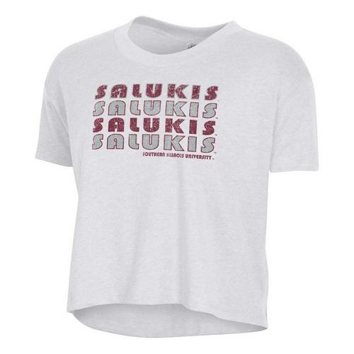 Alternative Apparel Women's Southern Illinois Salukis Headliner Crop - Primary Image