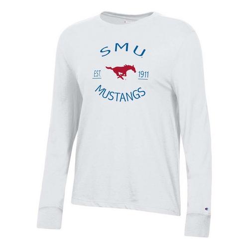 Champion Women's SMU Mustangs Bella Long Sleeve T-Shirt - Primary Image