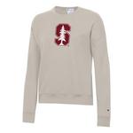 Champion Women's Stanford Cardinal Powerblend Fleece Crew - Thumbnail 1 of 2