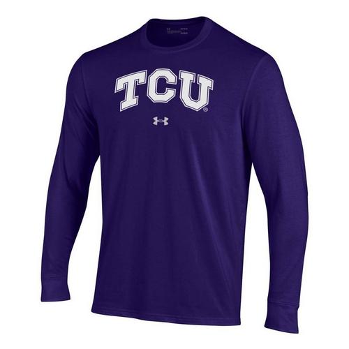 Under Armour TCU Horned Frogs Boxed Performance Cotton Long Sleeve T-Shirt - Primary Image