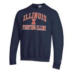 Champion Illinois Fighting Illini Unisex Eco Powerblend Crew - Thumbnail 1 of 2