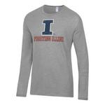 Alternative Apparel Illinois Fighting Illini Logo Keeper Long Sleeve T-Shirt - Thumbnail 1 of 2