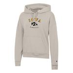 Champion Women's Iowa Hawkeyes Powerblend Fleece Hoodie - Thumbnail 1 of 2