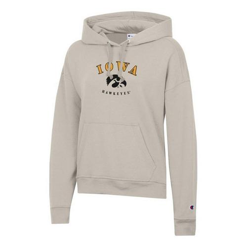 Champion Women's Iowa Hawkeyes Powerblend Fleece Hoodie - Primary Image