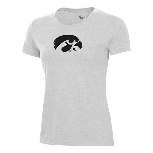 Under Armour Women's Iowa Hawkeyes Logo Performance Cotton T-Shirt - Primary Image