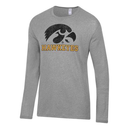 Alternative Apparel Iowa Hawkeyes Logo Keeper Long Sleeve T-Shirt - Primary Image