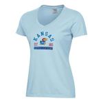 Gear For Sports Women's Kansas Jayhawks Comfort Wash T-Shirt - Thumbnail 1 of 2