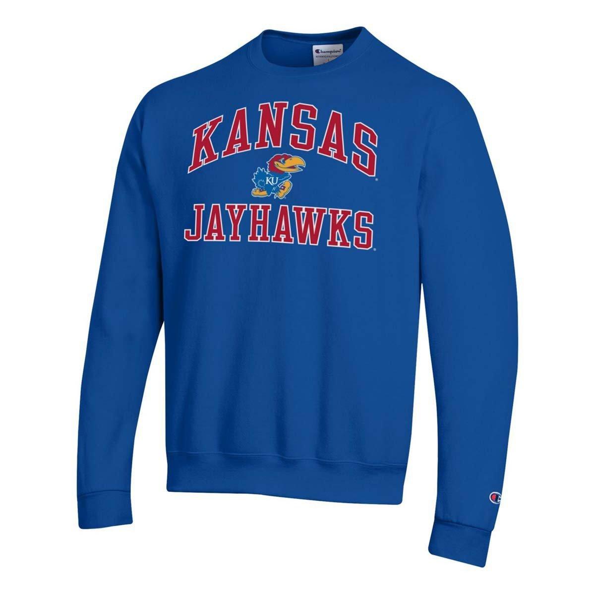 Champion Kansas Jayhawks Unisex Eco Powerblend Crew