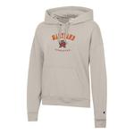 Champion Women's Maryland Terrapins Powerblend Fleece Hoodie - Thumbnail 1 of 2
