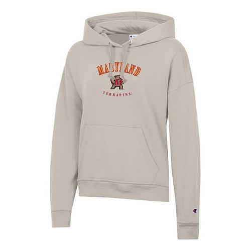 Champion Women's Maryland Terrapins Powerblend Fleece Hoodie - Primary Image