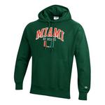Champion Miami Hurricanes Reverse Weave Hoodie - Thumbnail 1 of 2