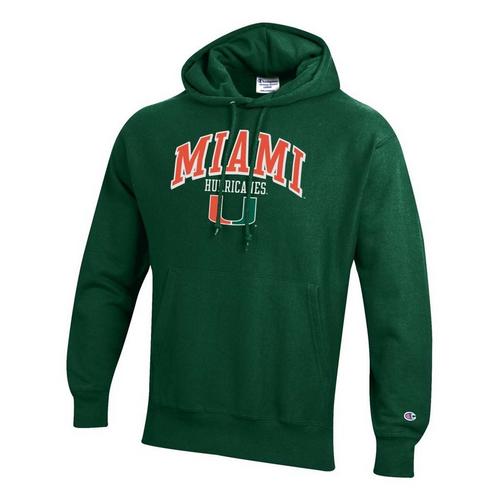 Champion Miami Hurricanes Reverse Weave Hoodie - Primary Image